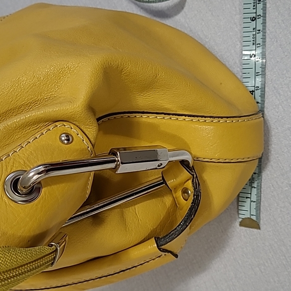 Robert Pietro Bag, Size 16" X 6" X 10", Golden Yellow - Picture 6 of 9